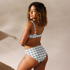 Atomic Atheist High-Waisted Bikini | Faithless Mortal