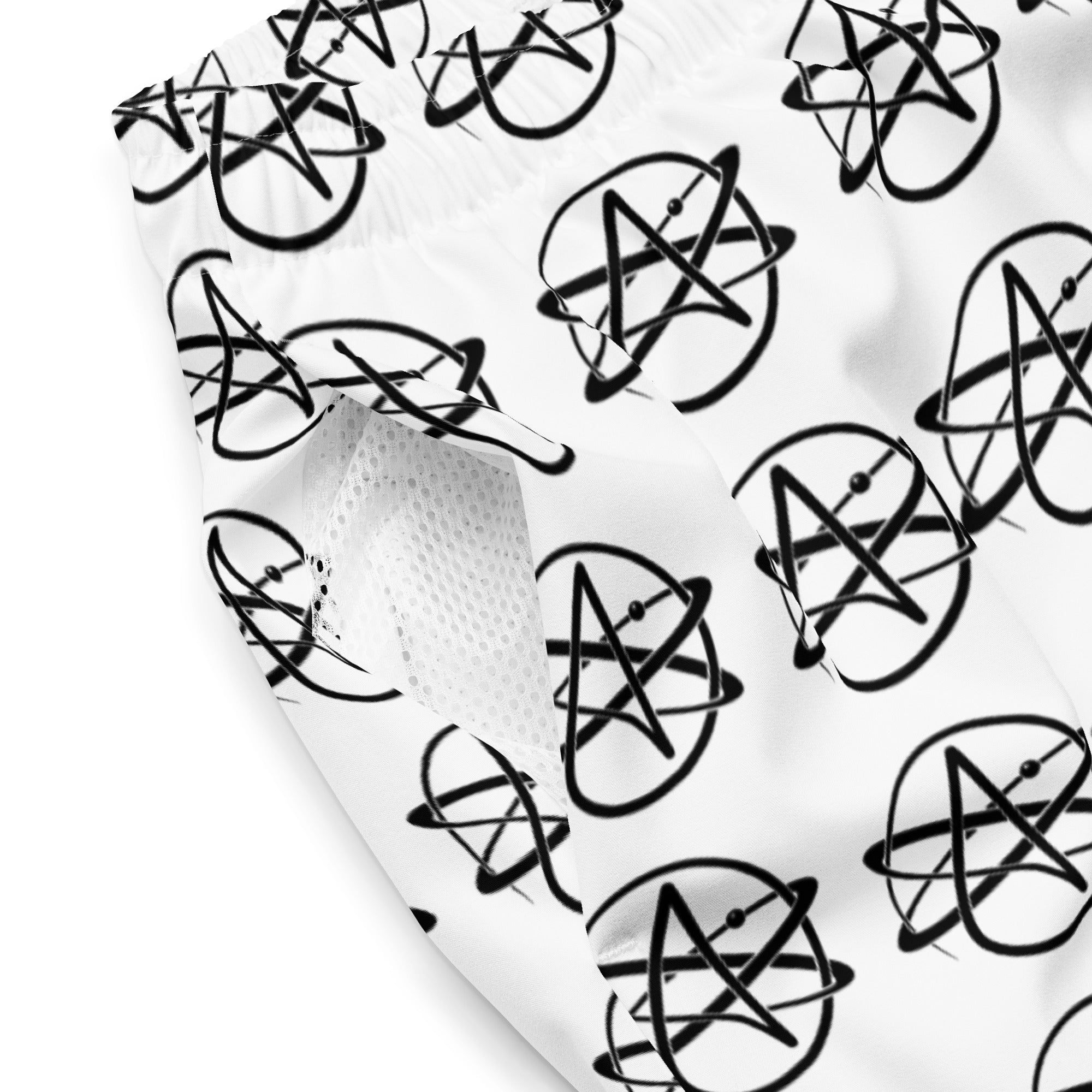 Atomic Atheist Swim Trunks | Faithless Mortal